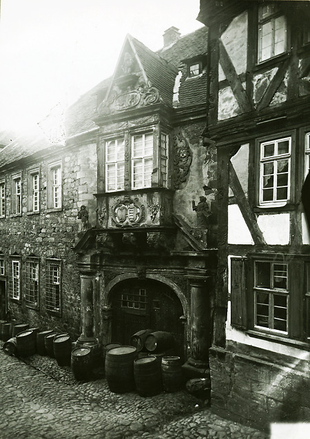 Das Minnigerodehaus in der Ritterstraße in Alsfeld, um 1890