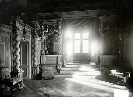 Ein Zimmer in Schloss Rauischholzhausen, um 1890?