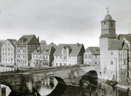 Werrabrücke in Eschwege, vor 1906