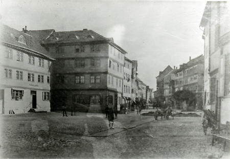 Eschwege Am Stad mit Raiffeisenhaus, 1895