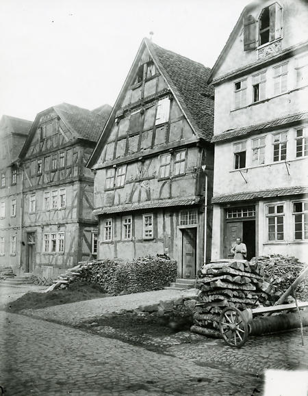 Häuser in Frankenberg, vor 1901