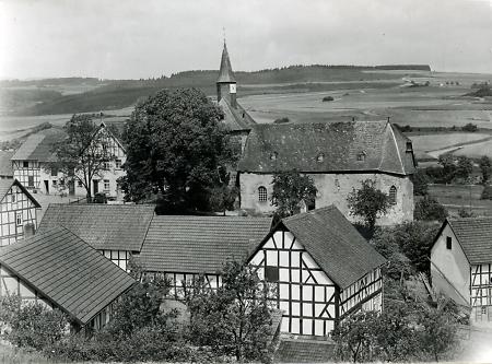 Dorfansicht von Rengershausen, 1939