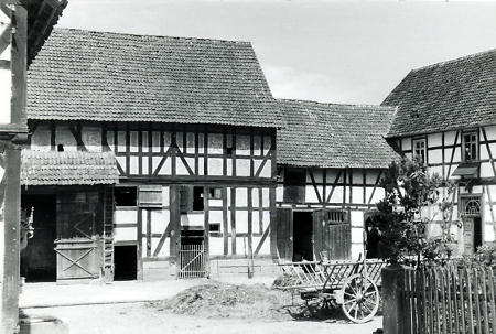 Hof in Schönborn, 1950