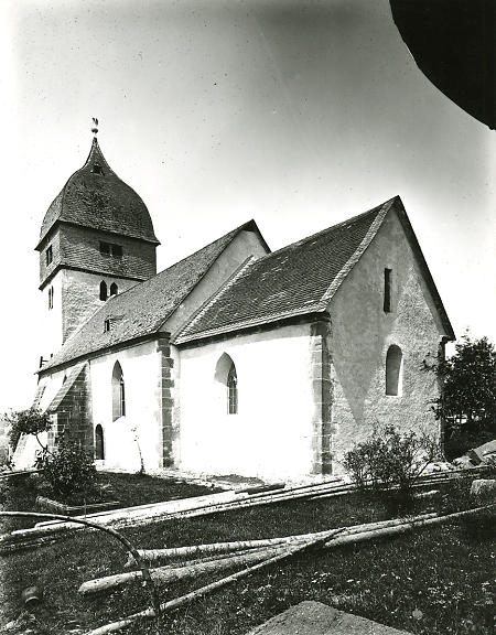 Die Kirche in Niederwalgern, vor 1901