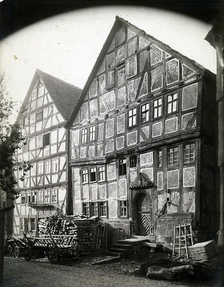 Das Haus Marktstraße 4 in Gemünden (Wohra), vor 1901