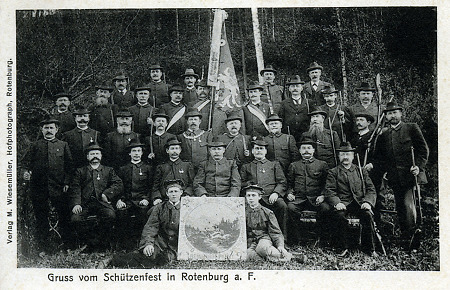 Schützen in Rotenburg an der Fulda, undatiert