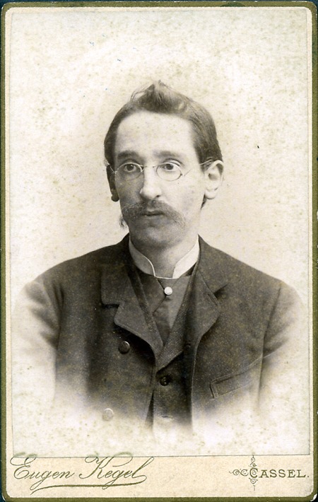 Portraitaufnahme des Herrn Börner, 1890