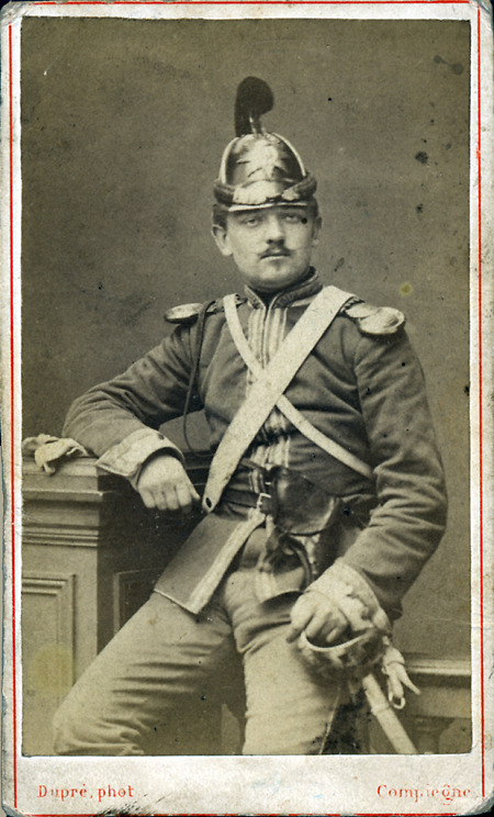 Unteroffizier im Königlich Sächsischen Gardereiterregiment Ludwig von Buttlar-Elberberg, 24. Februar 1871