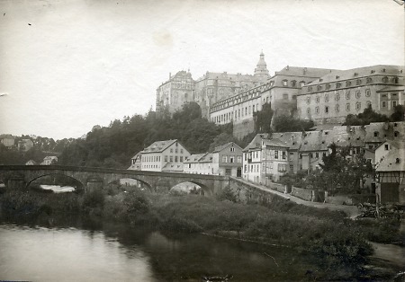 Stadtansicht von Weilburg, 2. Juli 1885