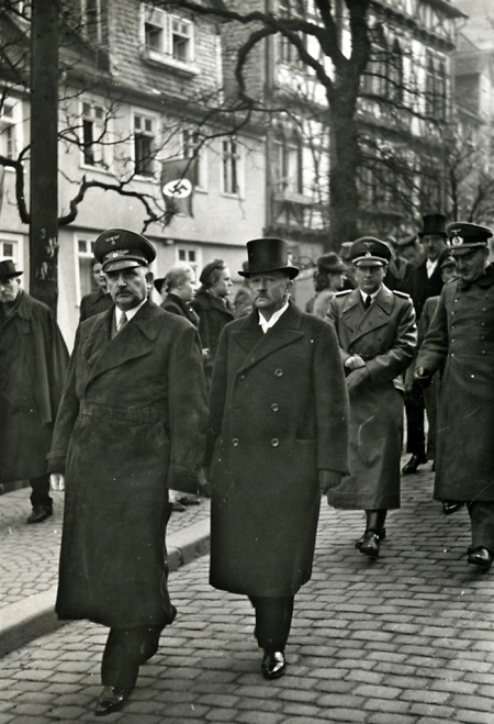 Ein Teil der Ehrengäste bei der Behring-Feier 1940 in Marburg, undatiert