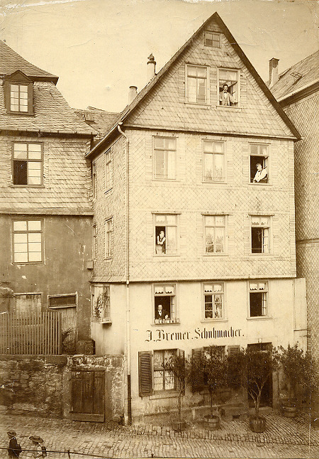 Haus in der Nikolaistraße 2 in Marburg, 1897