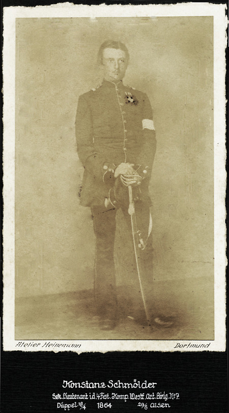 Der preußische Sek. Lieutenant Konstanz Schmölder, nach 1864