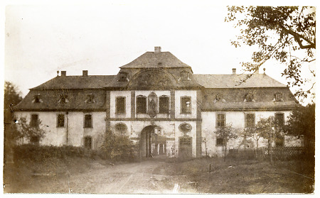 Der barocke Torbau des Klosters Arnsburg, 1893