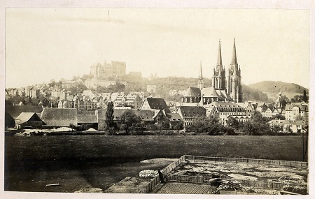 Stadtansicht von Marburg von Nord-Ost, vor 1901