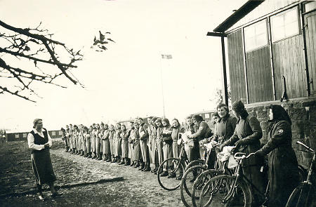 Lager des weiblichen Reichsarbeitsdienstes in Beerfelden, 1939