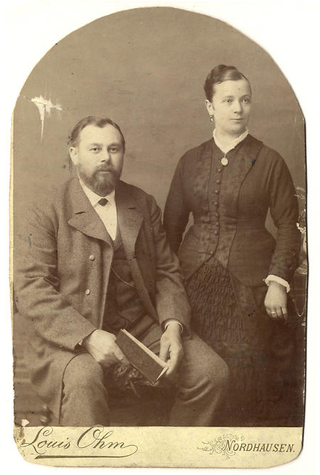 Ehepaar aus Bornheim, um 1880