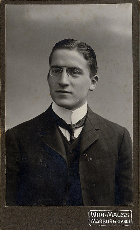 Marburger Medizinstudent, September 1907