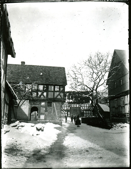 Straßenbild aus Wommelshausen, 1905-1910