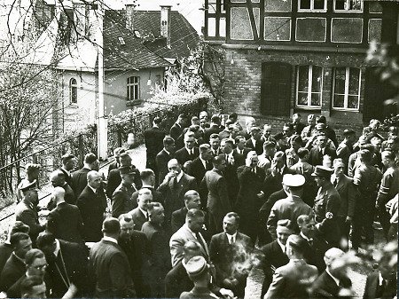 Treffen der NS-Studenten-Kameradschaft „Bogislav von Selchow“ in Marburg, um 1938