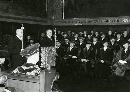 Feier anlässlich des 400jährigen Universitätsjubiläums in Marburg, 1927