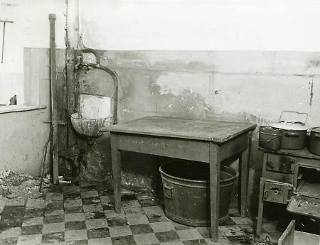 Schulspeisungsküche Gisselberg, um 1900
