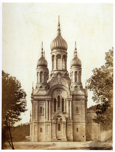 Die Russische Kapelle auf dem Neroberg bei Wiesbaden, 1853