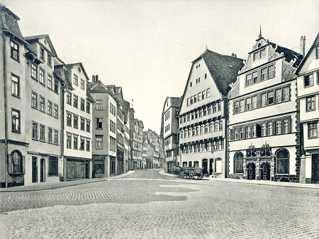 Die Südseite des Kasseler Altmarktes, vor 1914