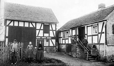 Familie aus Allendorf, um 1910