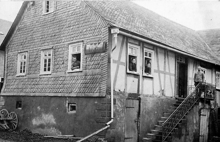 Gastwirtschaft in Allendorf, vor dem Ersten Weltkrieg, undatiert