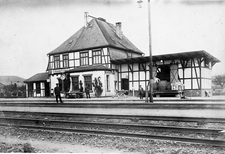 Der Bahnhof von Allendorf, 1920er Jahre