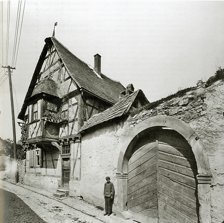 Die sogenannte Alte Schmiede in Kiedrich, um 1900