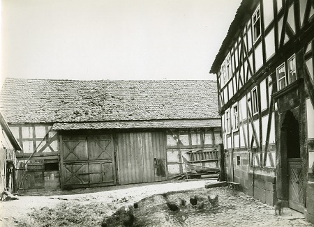 Bauernhof in Sterzhausen, um 1890?