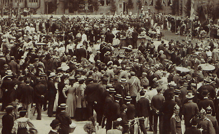 Teilnehmer der Universitätsfeierlichkeiten in Gießen, 1907