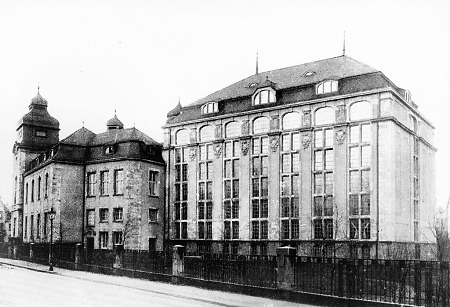 Seitenansicht der Universitätsbiliothek Gießen, 1904