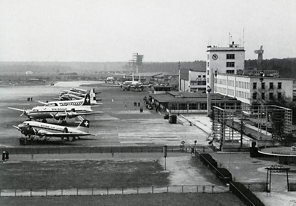 Das Vorfeld des Frankfurter Flughafens, 1955-1960