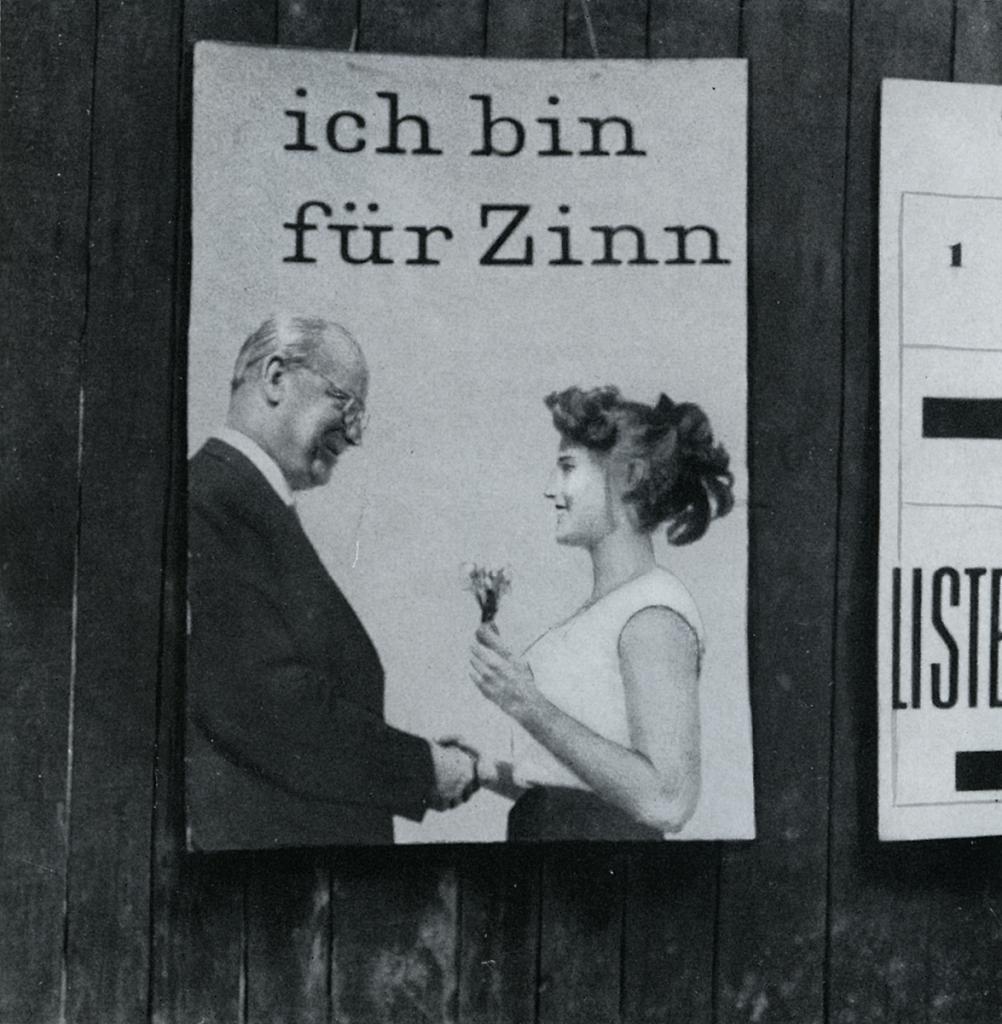 Wahlplakat zur hessischen Landtagswahl am 2. November 1962, undatiert