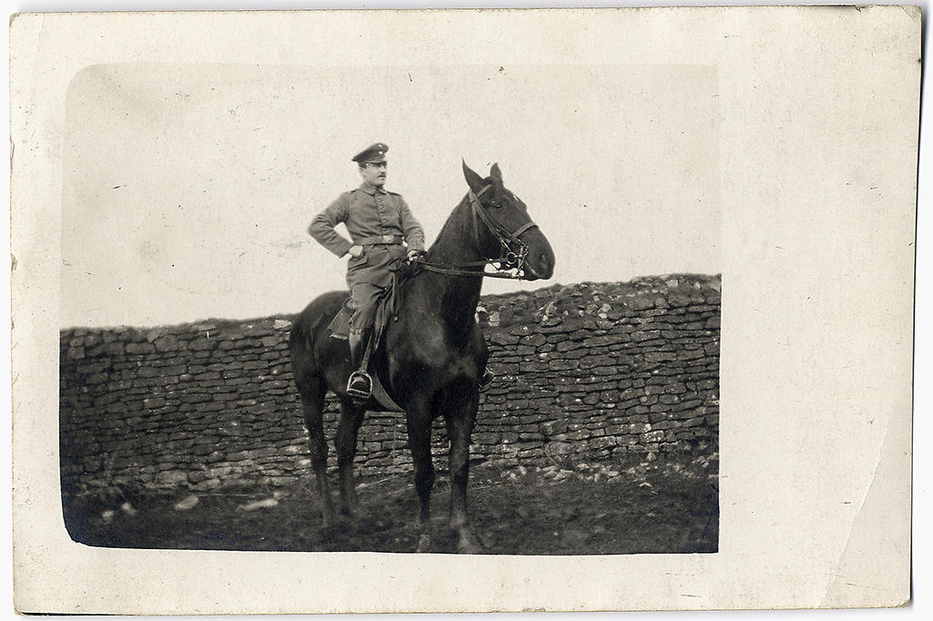 Soldat zu Pferde, 21. Februar 1915