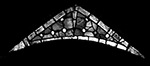 Ornamentfenster Chor s III. Niedersachsen, um 1240/50. (Ausschnitt)