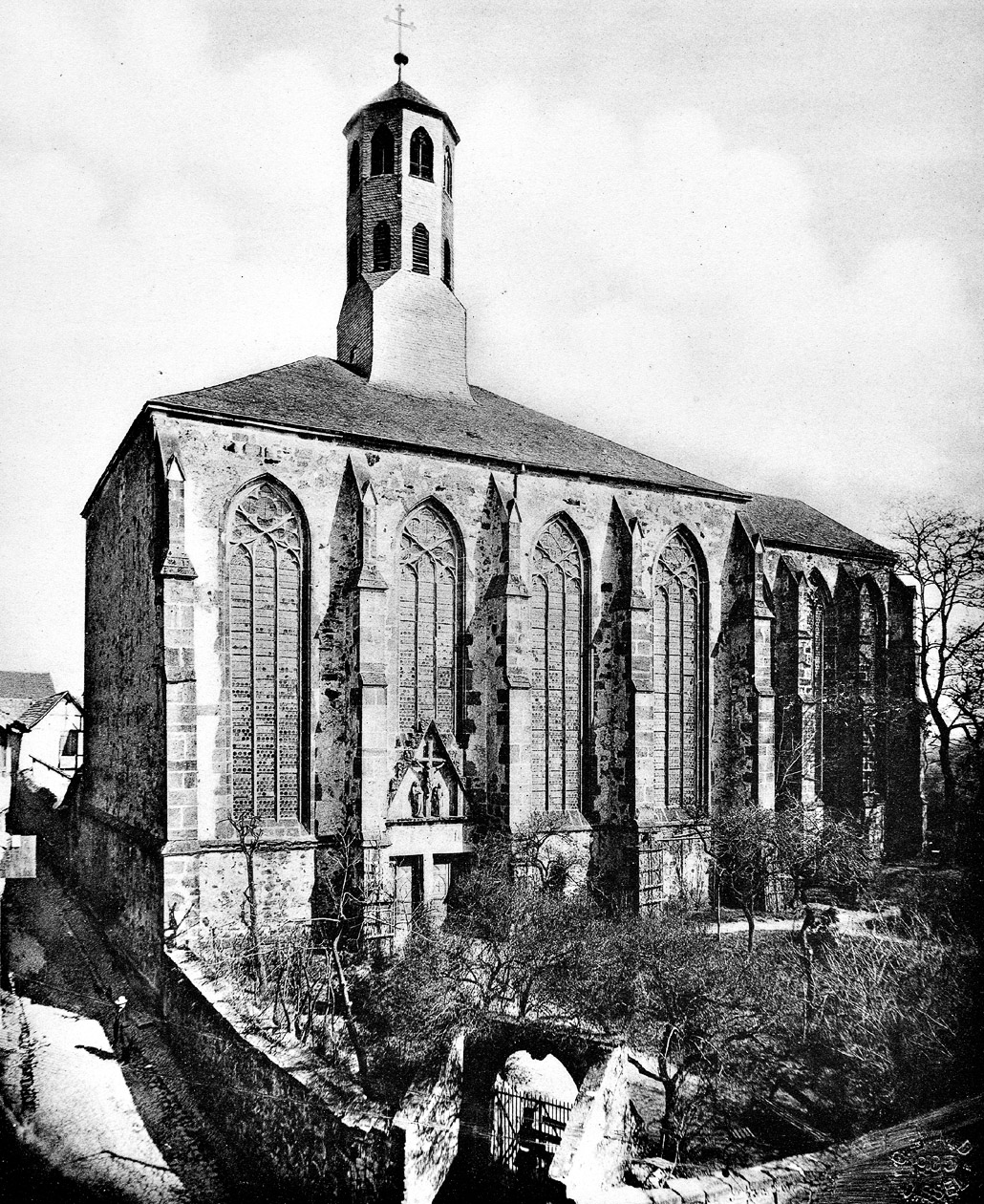 Fritzlar, Minoritenkirche. Ansicht von Süden