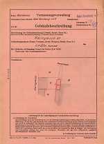 Haingasse 21, Hauptgebäude: Grundskizze / Lageplan, 1950