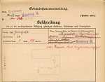 Haingasse 20, Hauptgebäude: Grundskizze / Lageplan, 1907