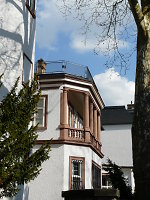Kaiser-Friedrich-Promenade 105, gartenseitige Loggia von Südwesten (2014)