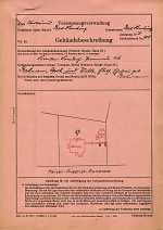 Kaiser-Friedrich-Promenade 106, Hauptgebäude: Grundskizze / Lageplan, 1950 (1)