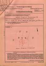 Kaiser-Friedrich-Promenade 106, Hauptgebäude: Grundskizze / Lageplan, 1950 (2)