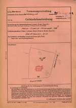 Kaiser-Friedrich-Promenade 108, Hauptgebäude: Grundskizze / Lageplan, 1950
