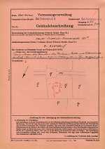 Kaiser-Friedrich-Promenade 121c, Hauptgebäude: Grundskizze / Lageplan, 1952
