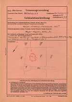 Kaiser-Friedrich-Promenade 123c, Hauptgebäude: Grundskizze / Lageplan, 1952