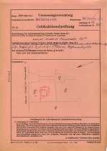 Kaiser-Friedrich-Promenade 121a, Hauptgebäude: Grundskizze / Lageplan, 1952