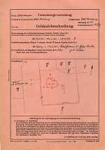 Wilhelm-Meister-Straße 7, Hauptgebäude: Grundskizze / Lageplan, 1952