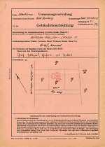 Wilhelm-Meister-Straße 11, Hauptgebäude: Grundskizze / Lageplan, 1953